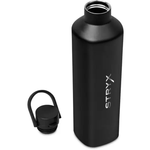 Alex Varga Valerian Stainless Steel Vacuum Water Bottle Lid Off